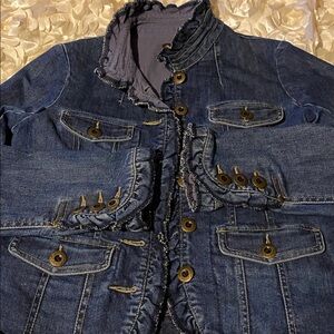Stylish Denim Jacket with Button Details